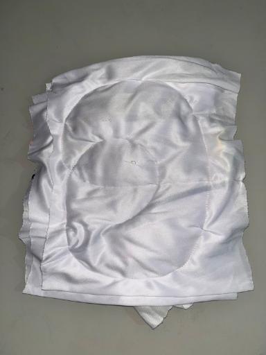 Trapo costurado branco (tapete)